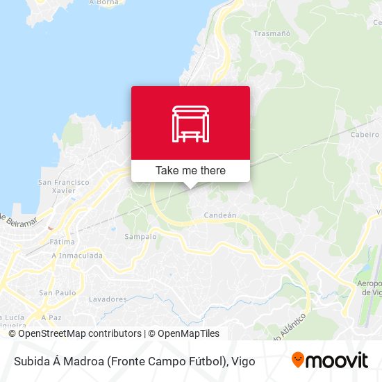Subida Á Madroa (Fronte Campo Fútbol) map