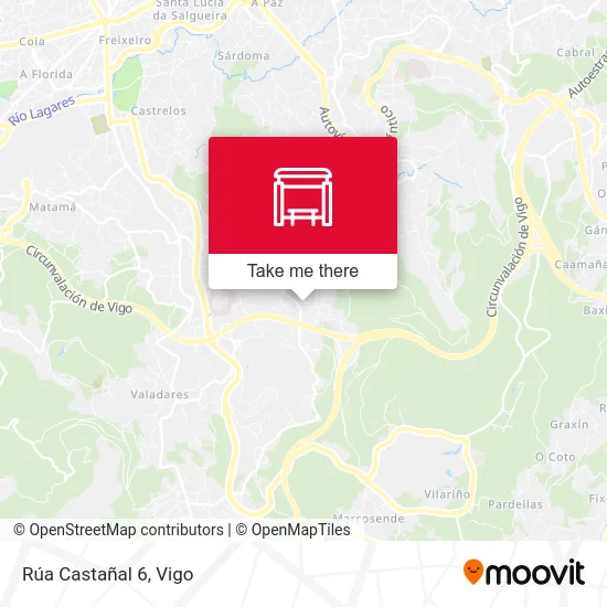 Rúa Castañal 6 map