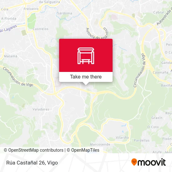 Rúa Castañal 26 map