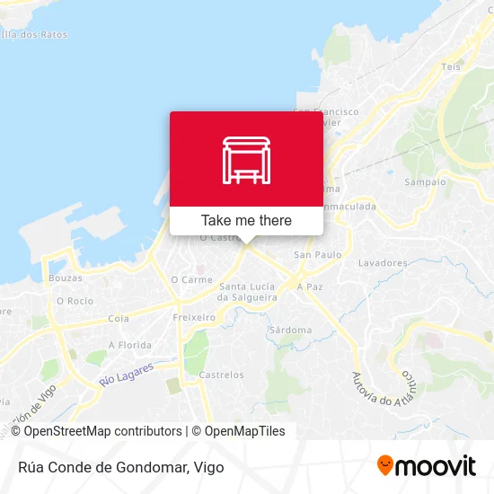 Rúa Conde de Gondomar map