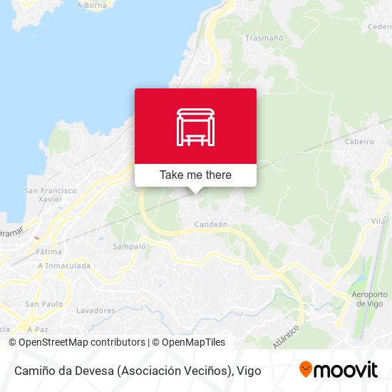 Camiño da Devesa (Asociación Veciños) map