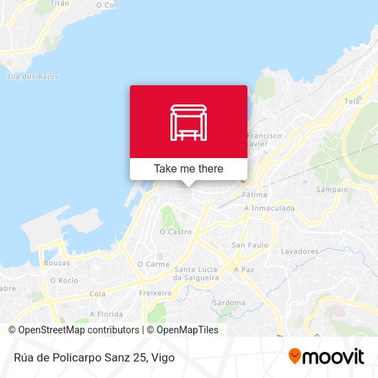 Rúa de Policarpo Sanz 25 map