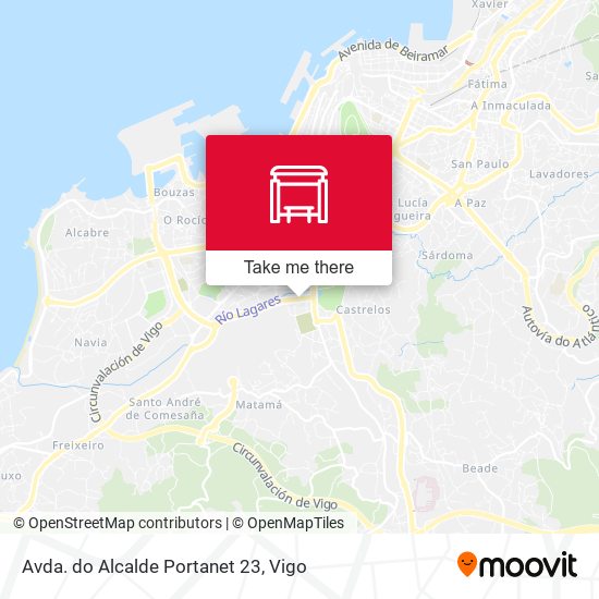 Avda. do Alcalde Portanet 23 map