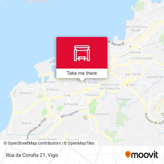 Rúa da Coruña 21 map