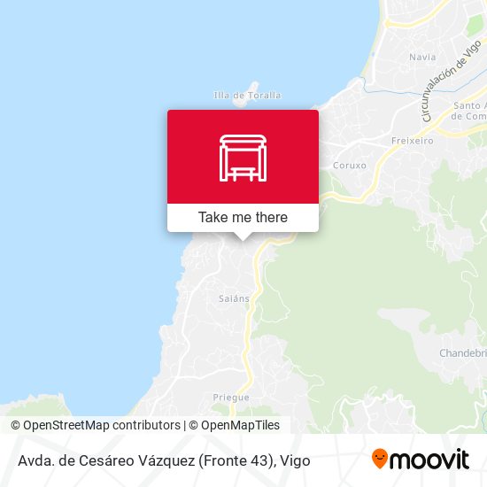 Avda. de Cesáreo Vázquez (Fronte 43) map