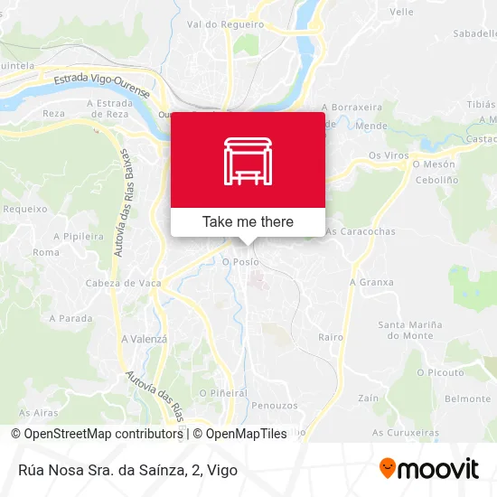 Rúa Nosa Sra. da Saínza, 2 map