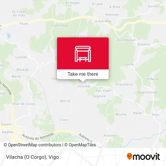 Vilacha (O Corgo) map