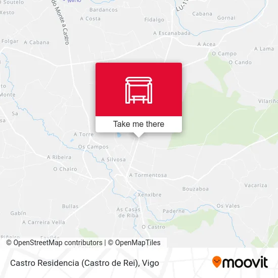 Castro Residencia (Castro de Rei) map