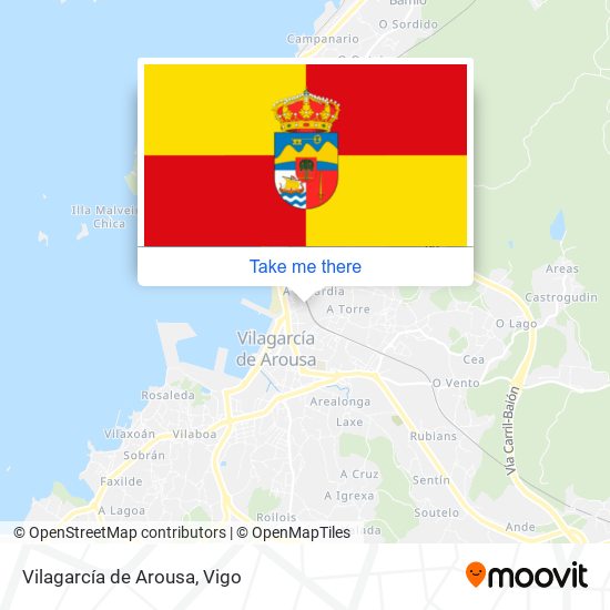 Vilagarcía de Arousa map