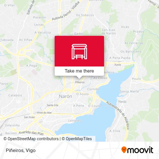 Piñeiros map