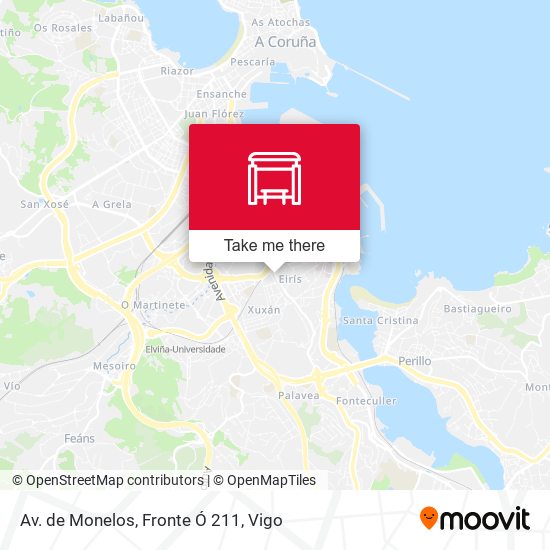 Av. de Monelos, Fronte Ó 211 map