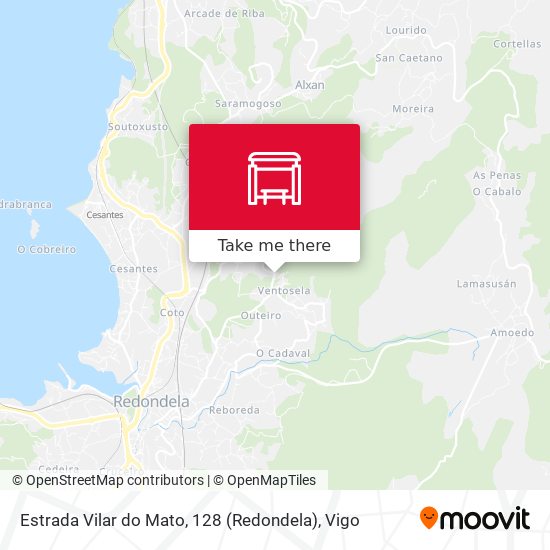 Estrada Vilar do Mato, 128 (Redondela) map