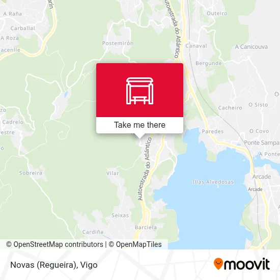 Novas (Regueira) map
