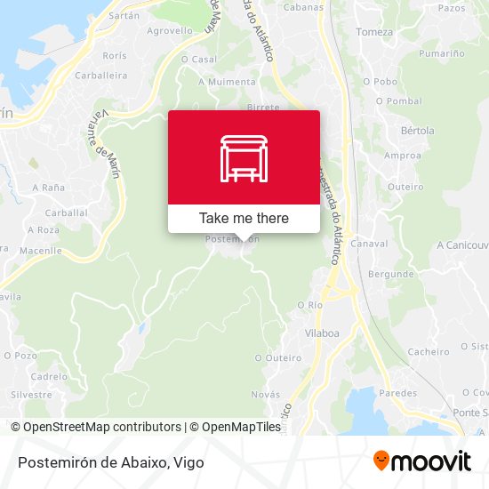 Postemirón de Abaixo map