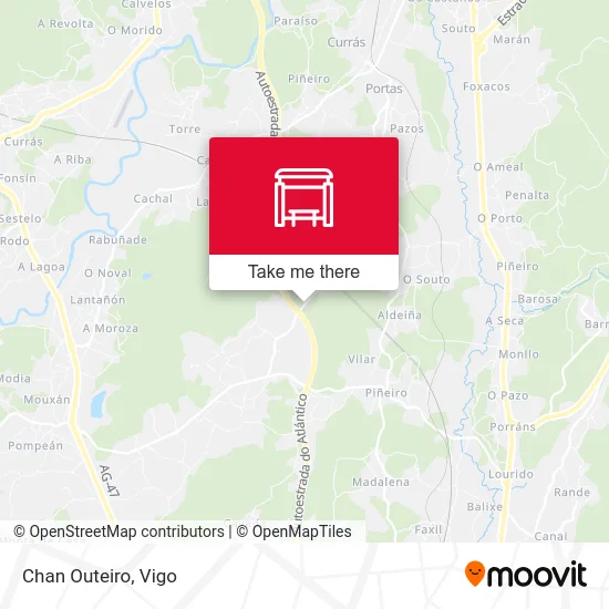 Chan Outeiro map