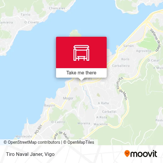 Tiro Naval Janer map