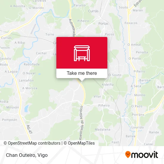 Chan Outeiro map