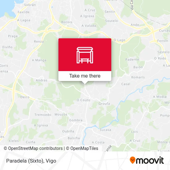 Paradela (Sixto) map