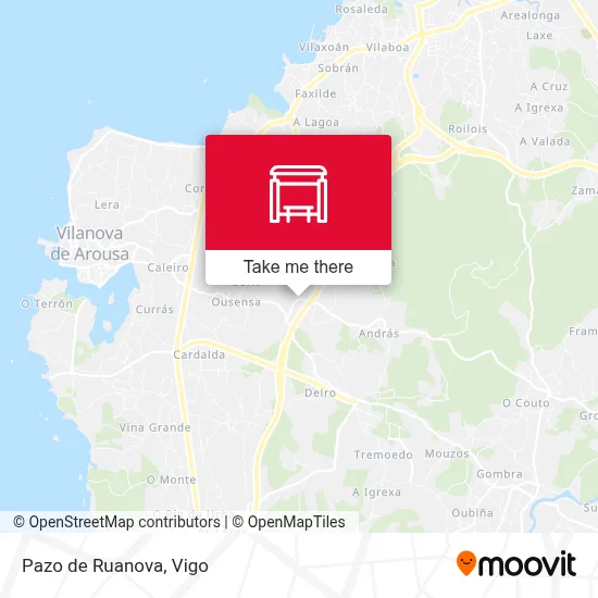 Pazo de Ruanova map
