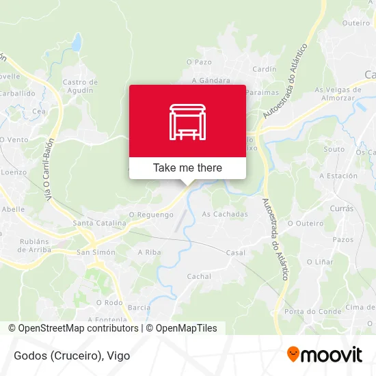 Godos (Cruceiro) map