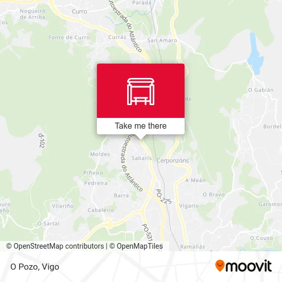 O Pozo map
