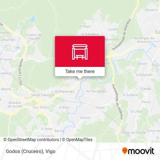 Godos (Cruceiro) map