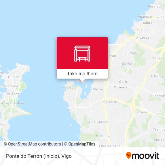 Ponte do Terrón (Inicio) map