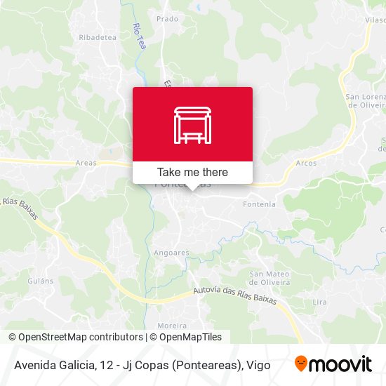Avenida Galicia, 12 - Jj Copas (Ponteareas) map