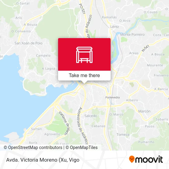 Avda. Victoria Moreno map