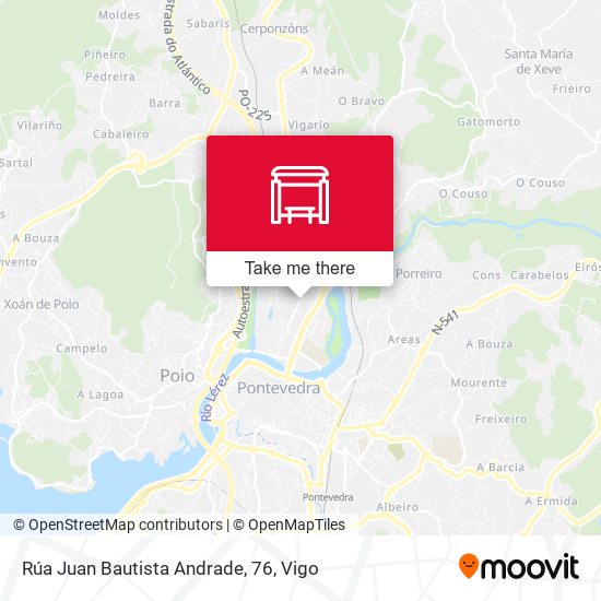 Rúa Juan Bautista Andrade, 76 map