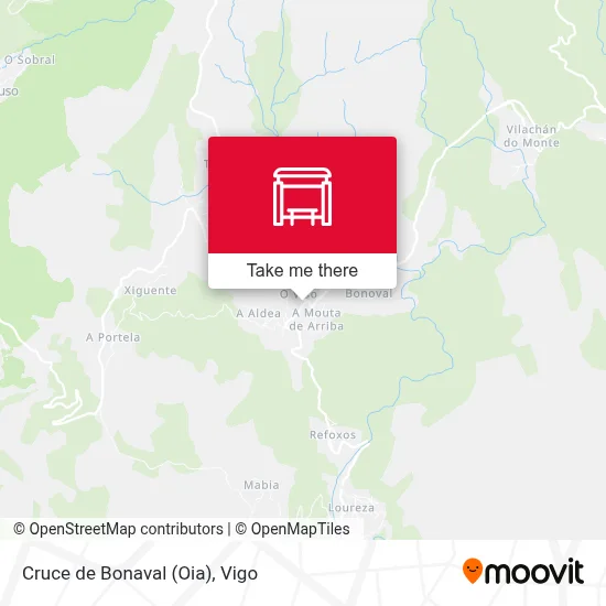 Cruce de Bonaval (Oia) map