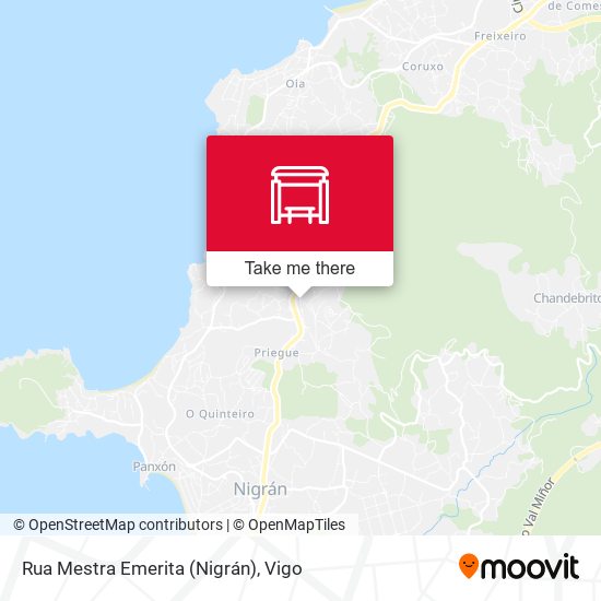 Rua Mestra Emerita (Nigrán) map