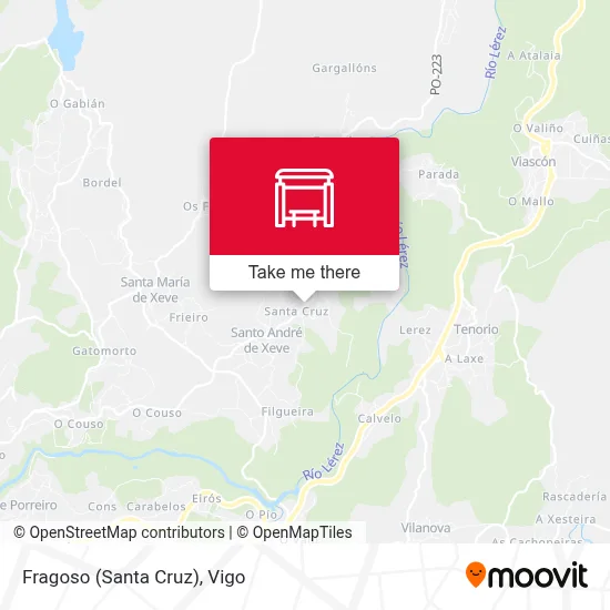 Fragoso (Santa Cruz) map