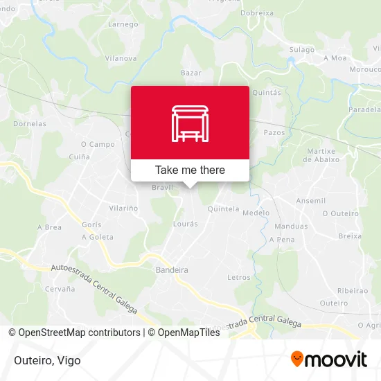 Outeiro map