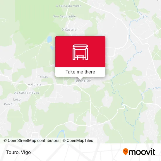 Touro map