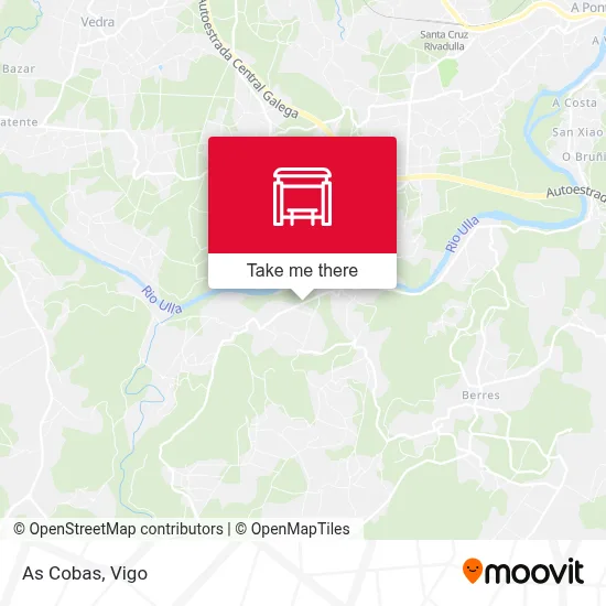 As Cobas map