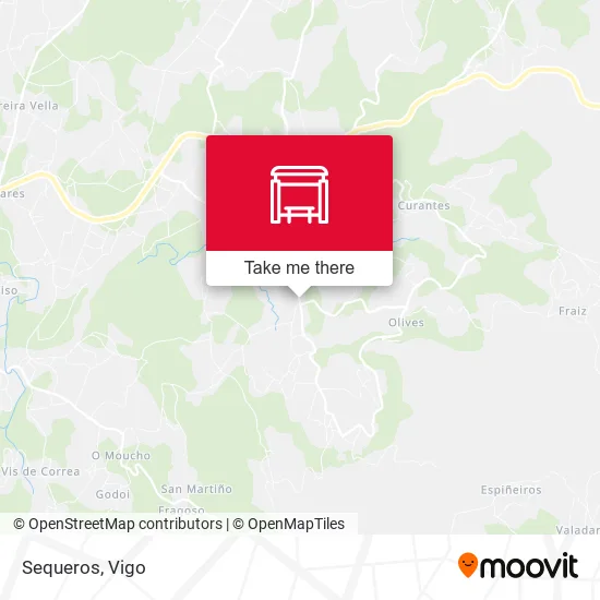 Sequeros map
