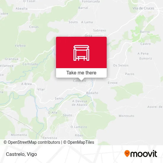 Castrelo map