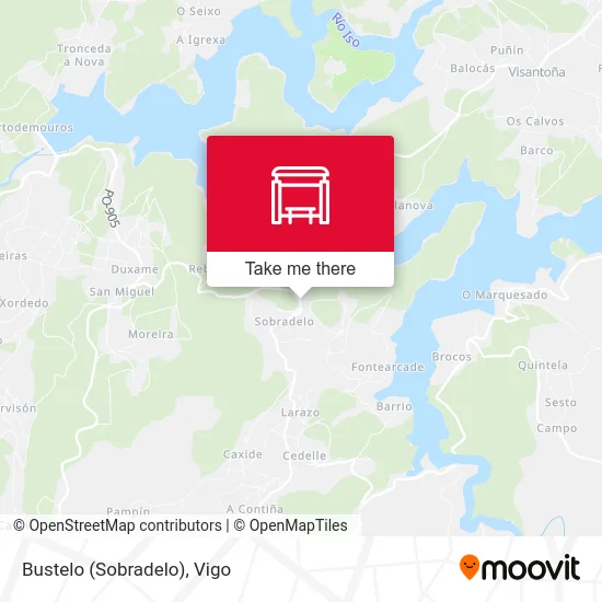 Bustelo (Sobradelo) map