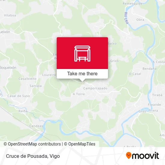 Cruce de Pousada map