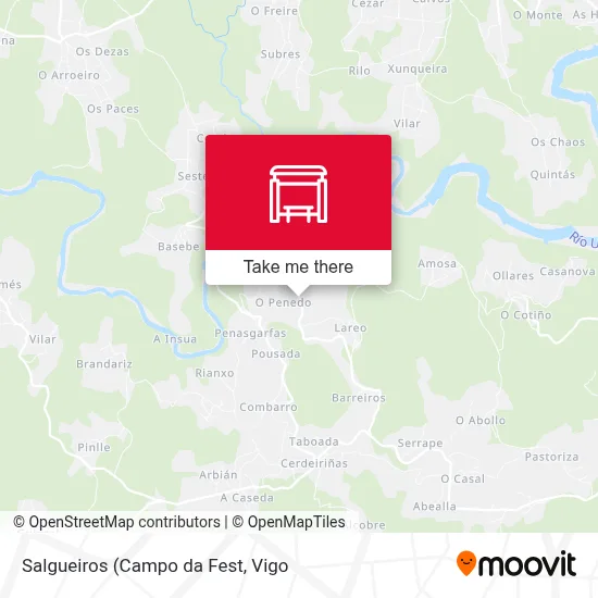 Salgueiros map