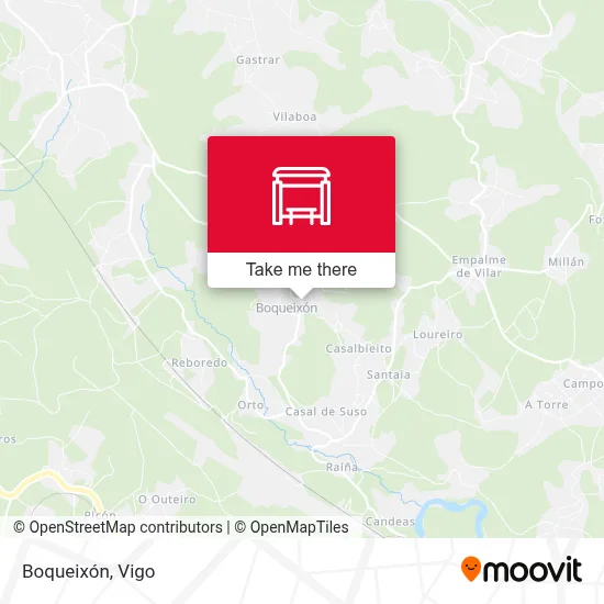 Boqueixón map