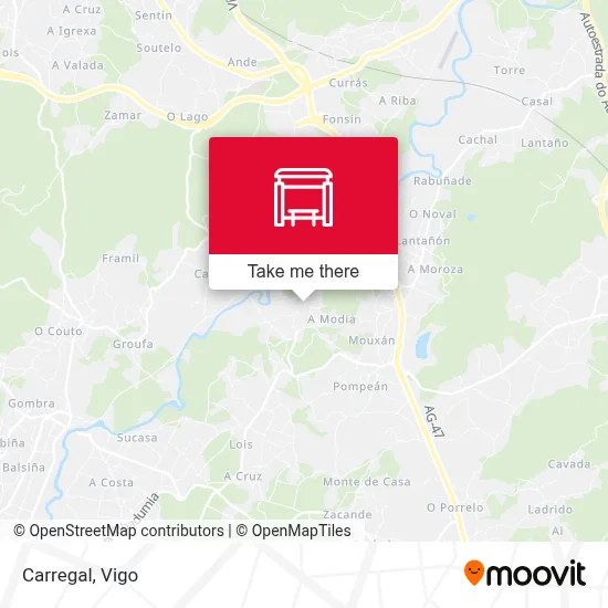 Carregal map