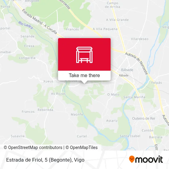 Estrada de Friol, 5 (Begonte) map