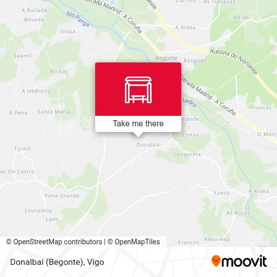 Donalbai (Begonte) map