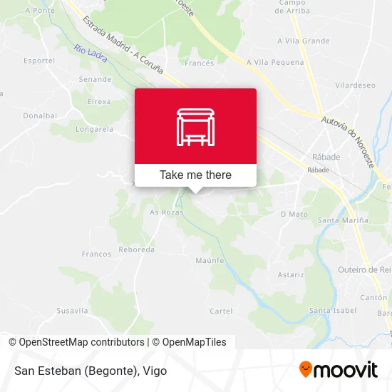San Esteban (Begonte) map