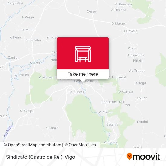 Sindicato (Castro de Rei) map