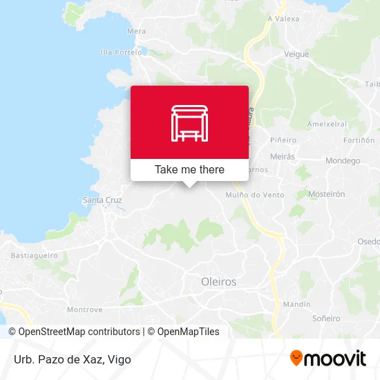 Urb. Pazo de Xaz map