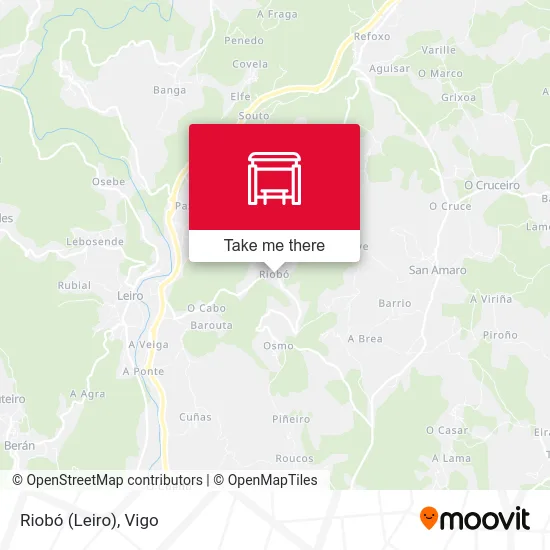 Riobó (Leiro) map