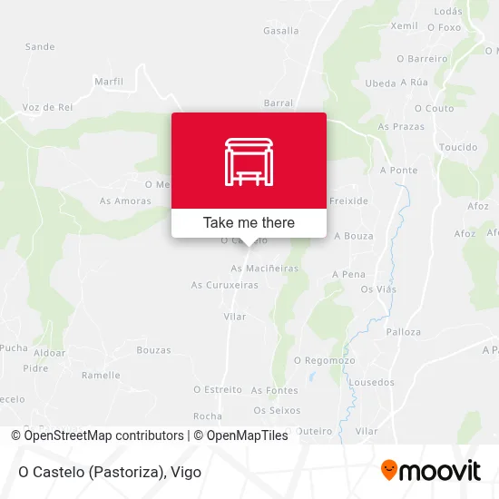O Castelo (Pastoriza) map